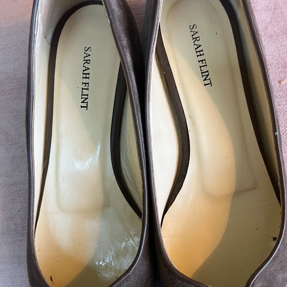 Sarah Flint Lana Flat Taupe sz 38 - Picture 4 of 5